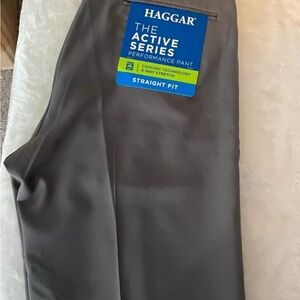 Haggar straight fit active series cooling technology 4-way stretch 34x34